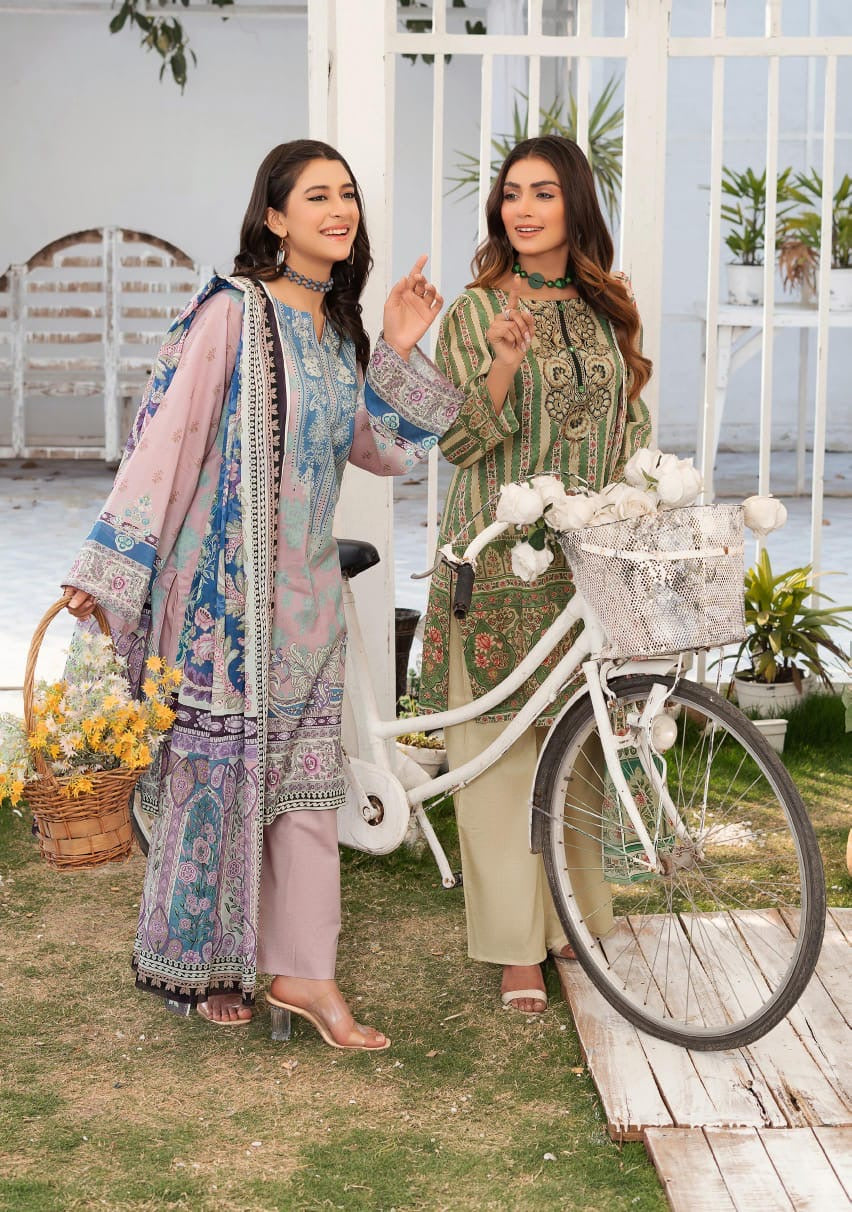 Safa Noor By Nigar Print Lawn 3-PC