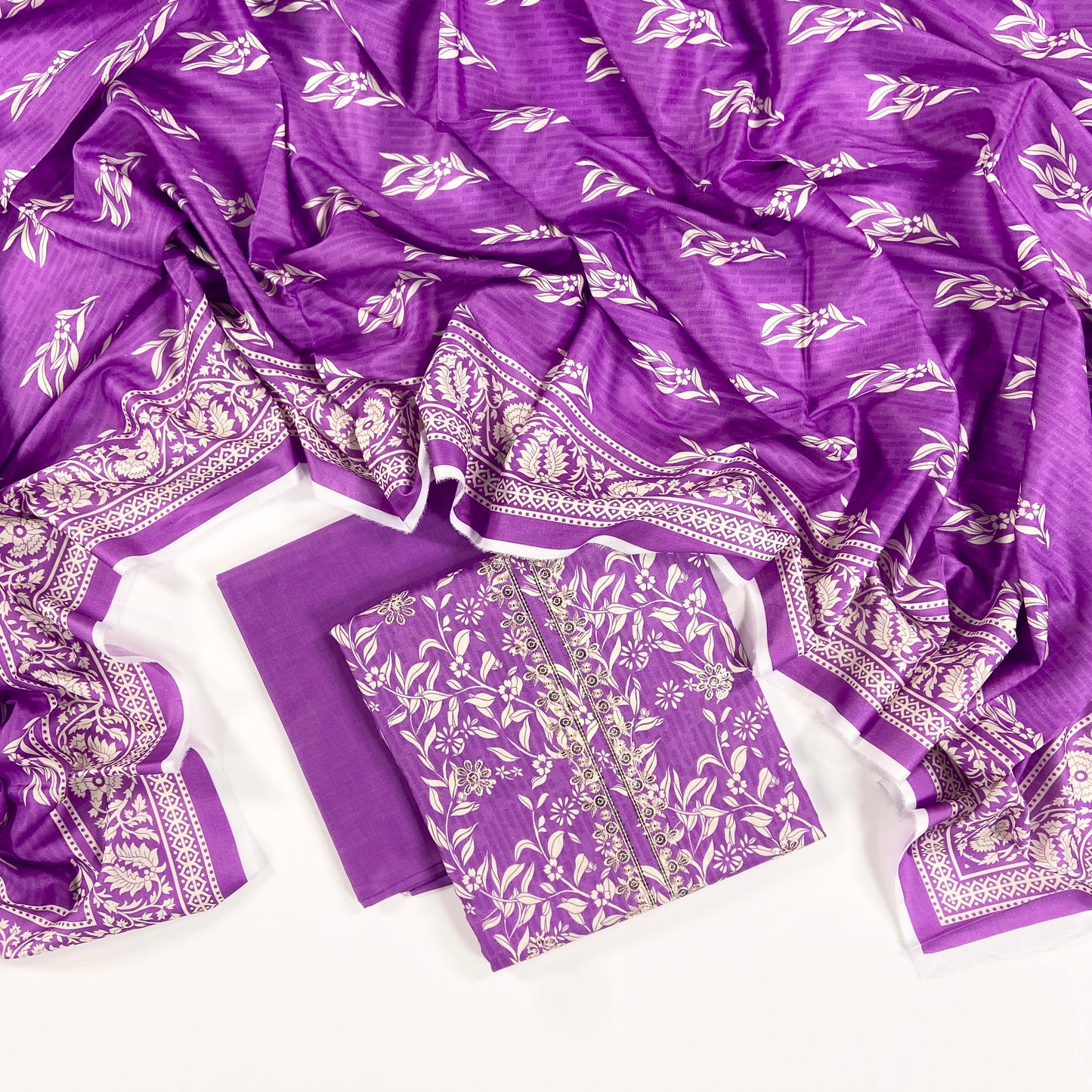 Riwaaz By Anaya Noor Printed & Emb Lawn 3PC