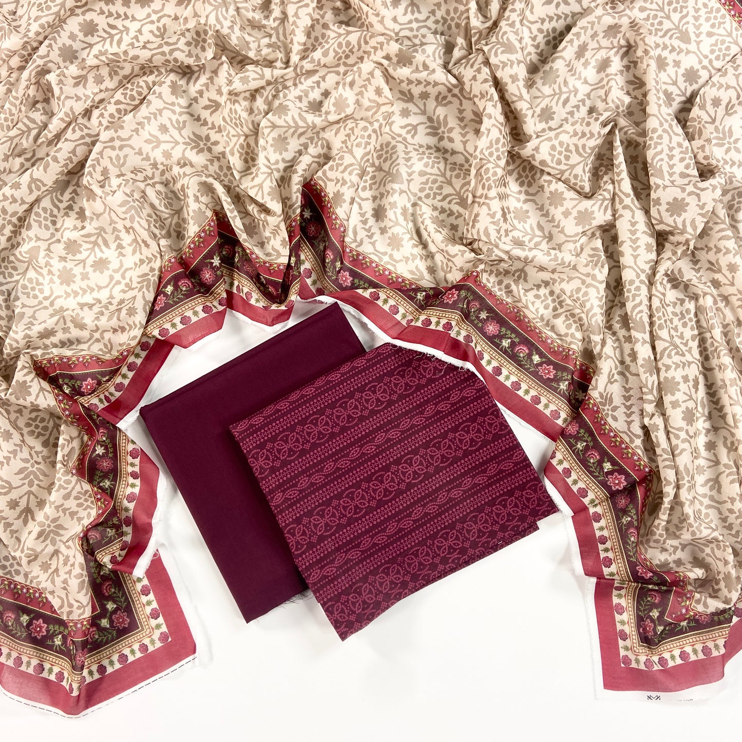 Mashaim Digital Printed Lawn 3PC