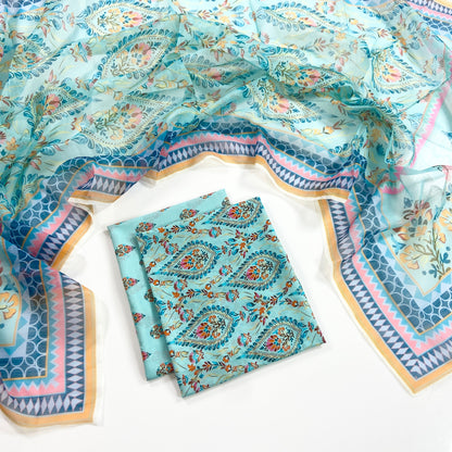 Basanti By Shajar Noor Digital Printed Lawn 3PC