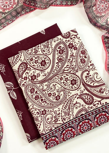 Basanti By Shajar Noor Digital Printed Lawn 3PC