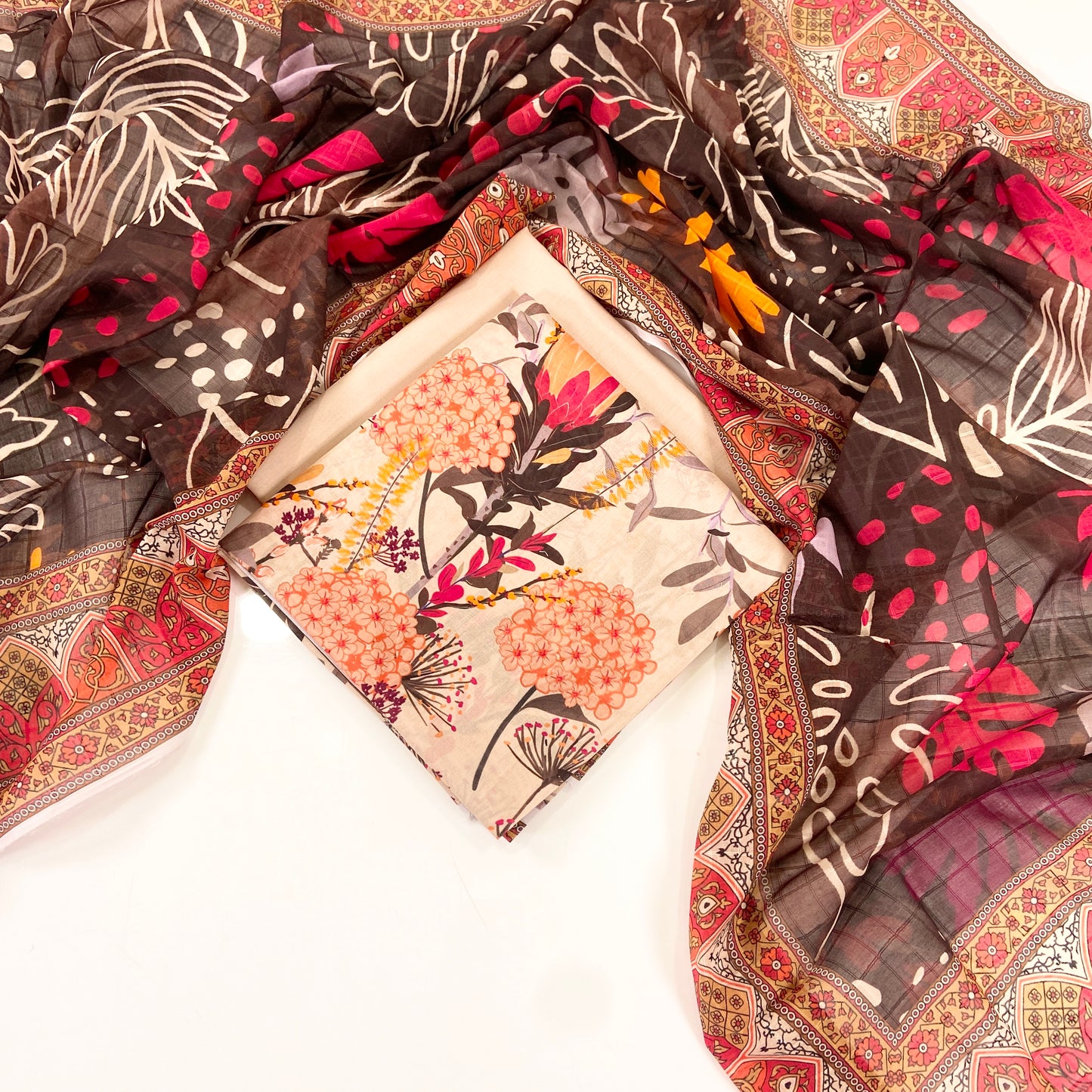 Anaya Noor Digital Printed Bana Dora Lawn 3PC