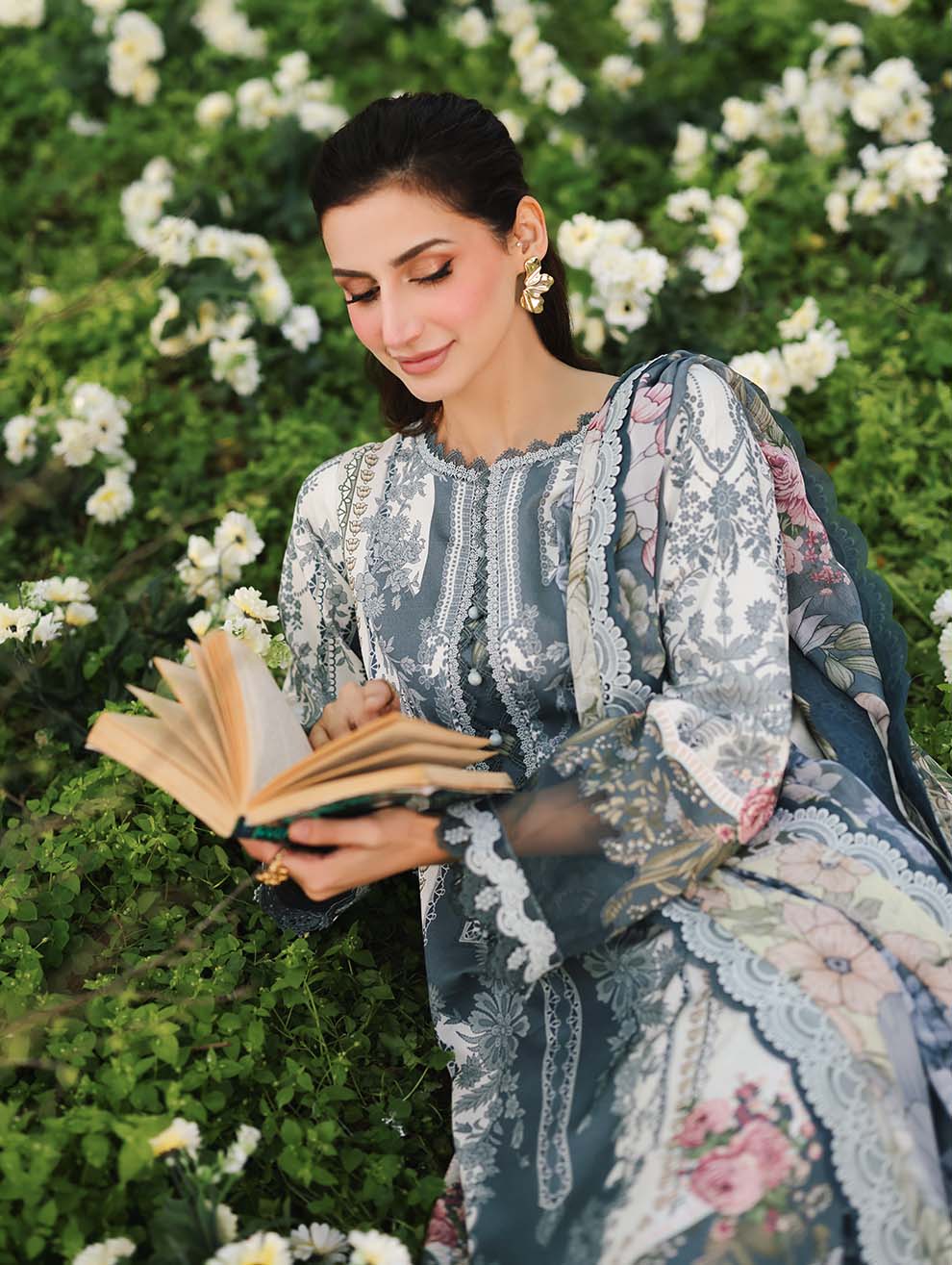 Jade By Firdous Digital Printed Lawn 3PC