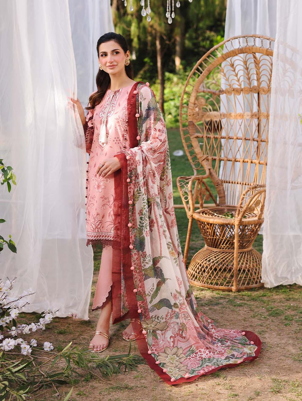 Jade By Firdous Digital Printed Lawn 3PC