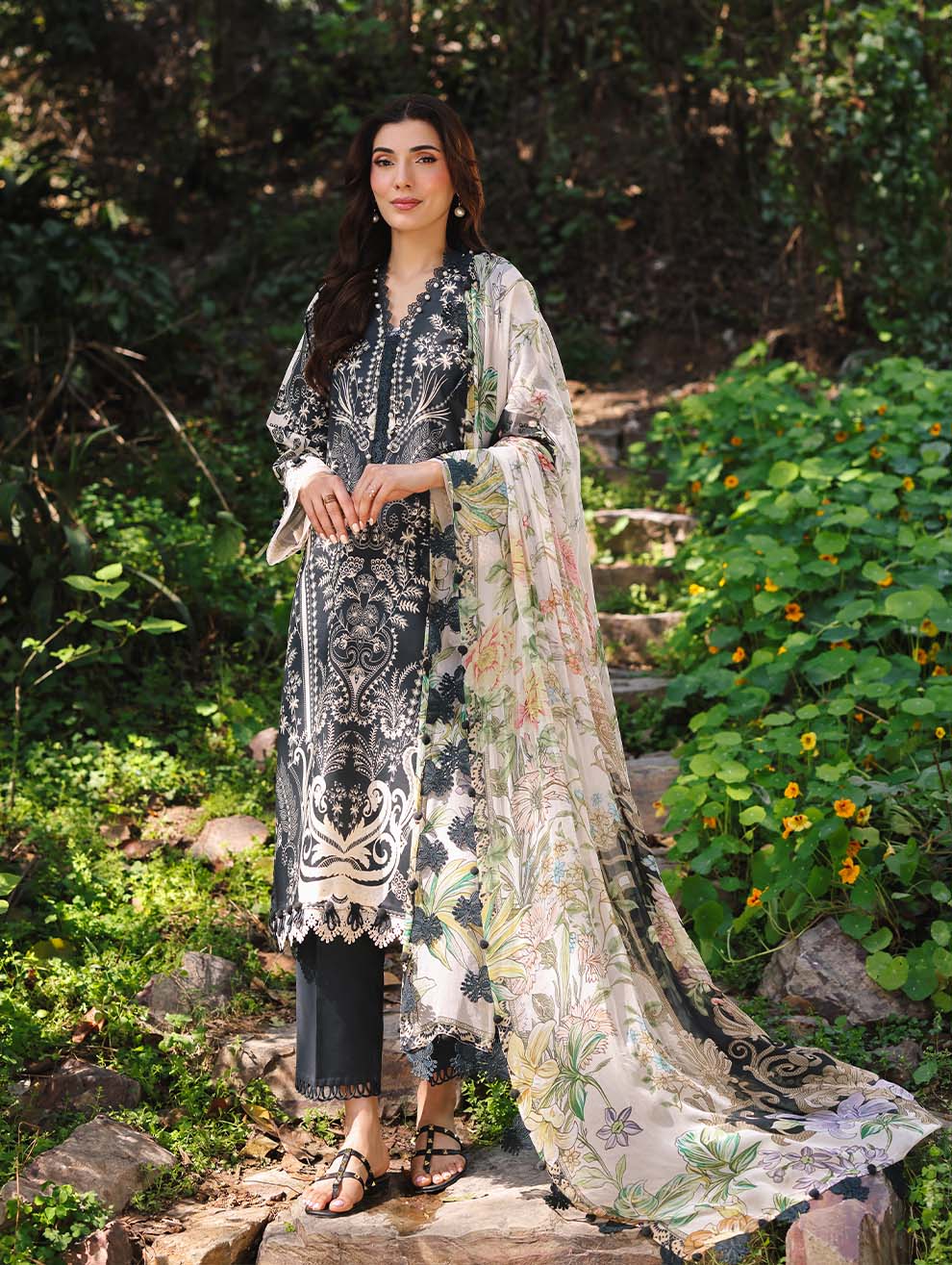 Jade By Firdous Digital Printed Lawn 3PC
