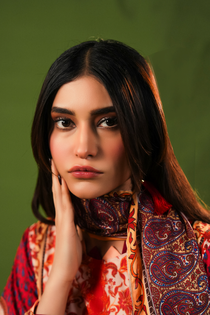 Aangan By Paltar Premium Printed Lawn 3PC