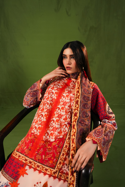 Aangan By Paltar Premium Printed Lawn 3PC
