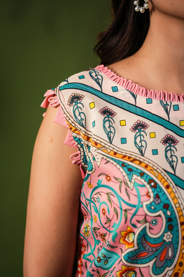 Aangan By Paltar Premium Printed Lawn 3PC