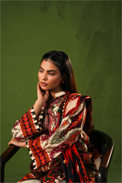 Aangan By Paltar Premium Printed Lawn 3PC