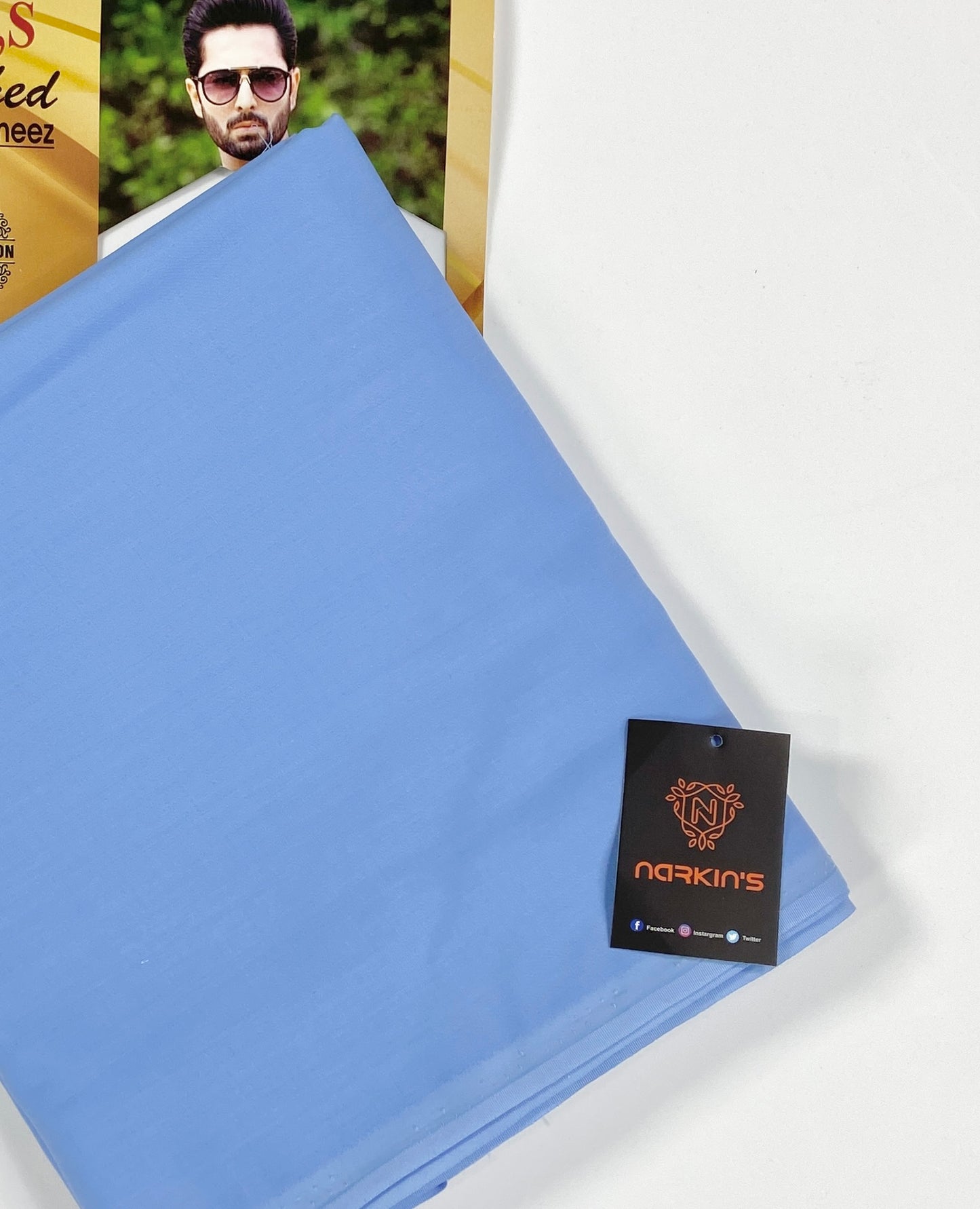 Narkins Men’s Summer Wash&Wear Suit – Unstitched