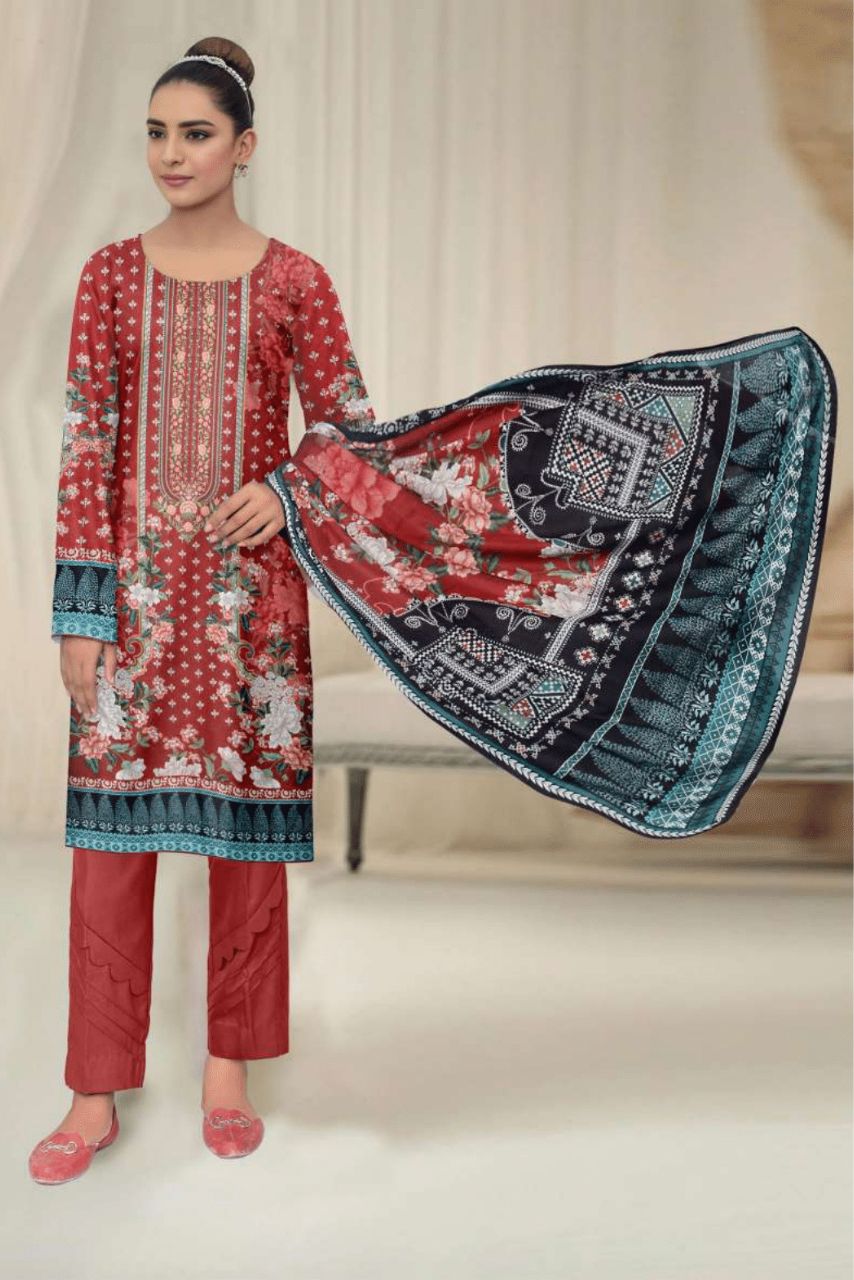 Daisy By Belleze 3-Piece Premium Lawn Digital Printed 2024 Collection