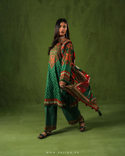 Aangan By Paltar Premium Printed Lawn 3PC