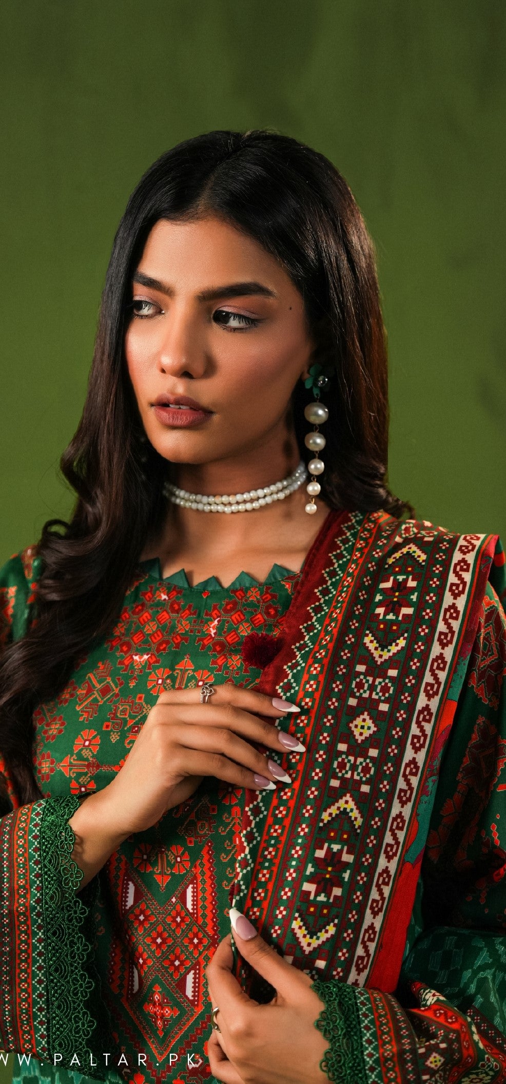 Aangan By Paltar Premium Printed Lawn 3PC