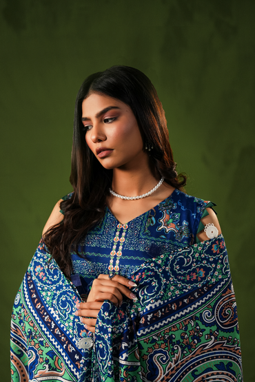 Aangan By Paltar Premium Printed Lawn 3PC