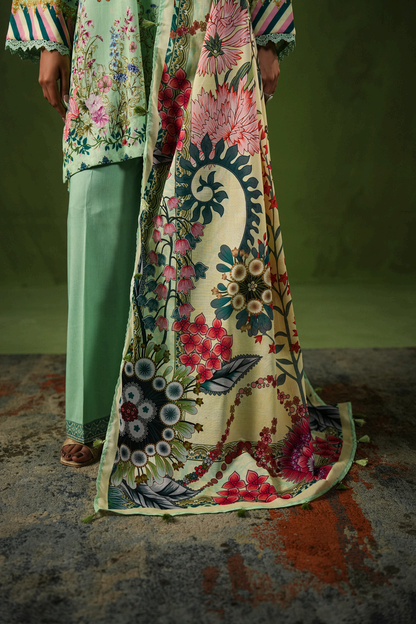 Aangan By Paltar Premium Printed Lawn 3PC