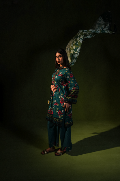 Aangan By Paltar Premium Printed Lawn 3PC