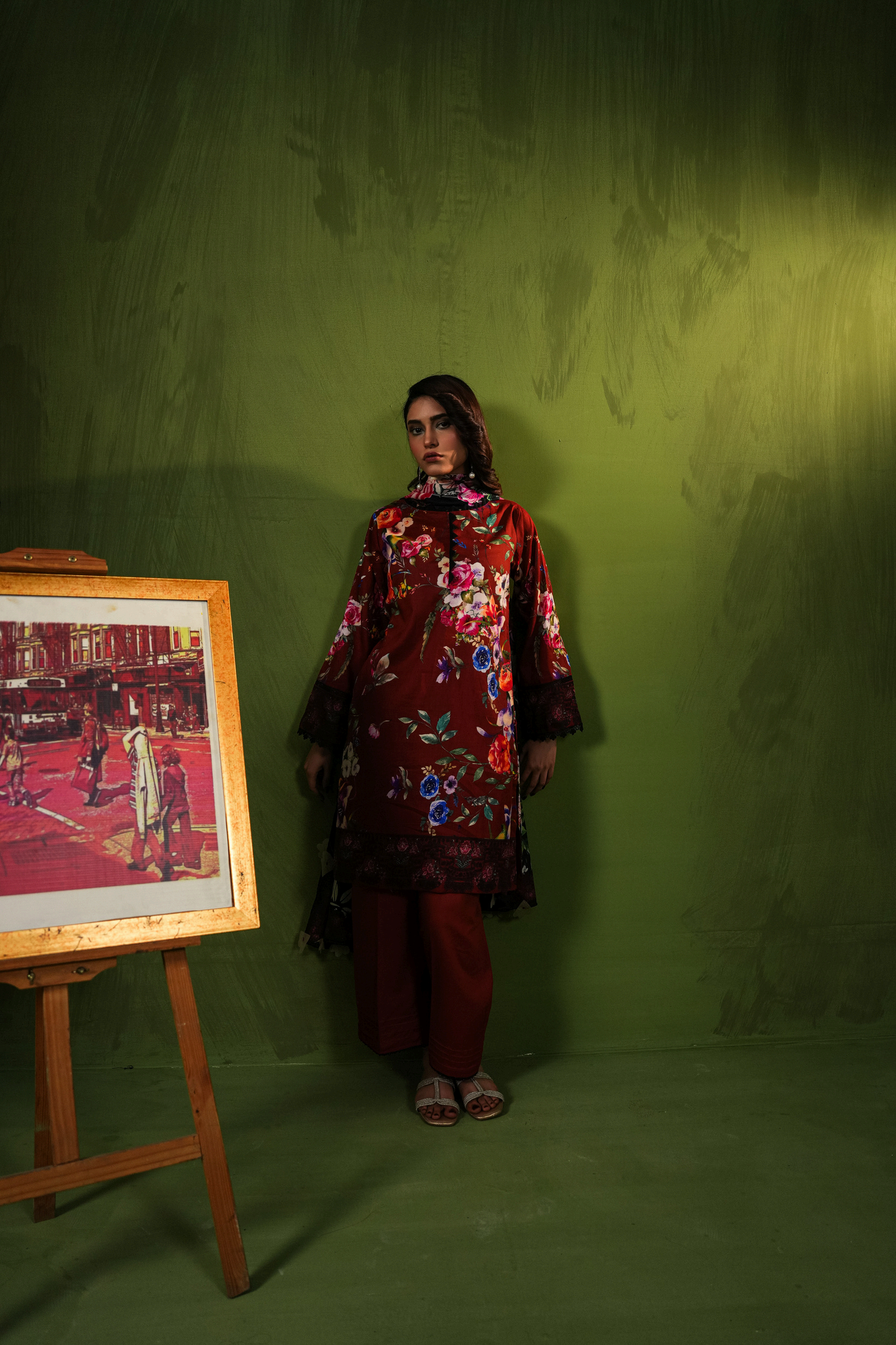 Aangan By Paltar Premium Printed Lawn 3PC