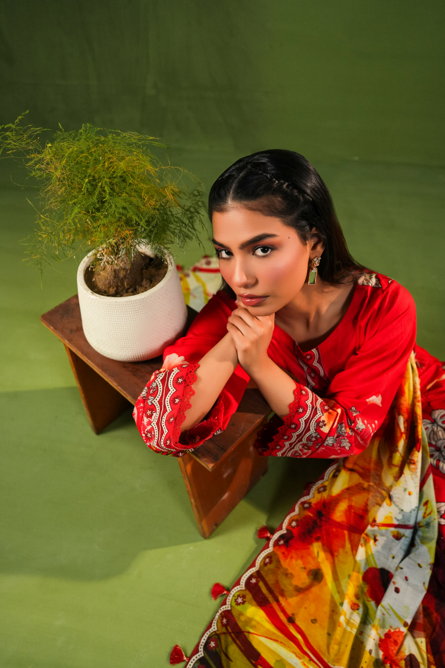 Aangan By Paltar Premium Printed Lawn 3PC