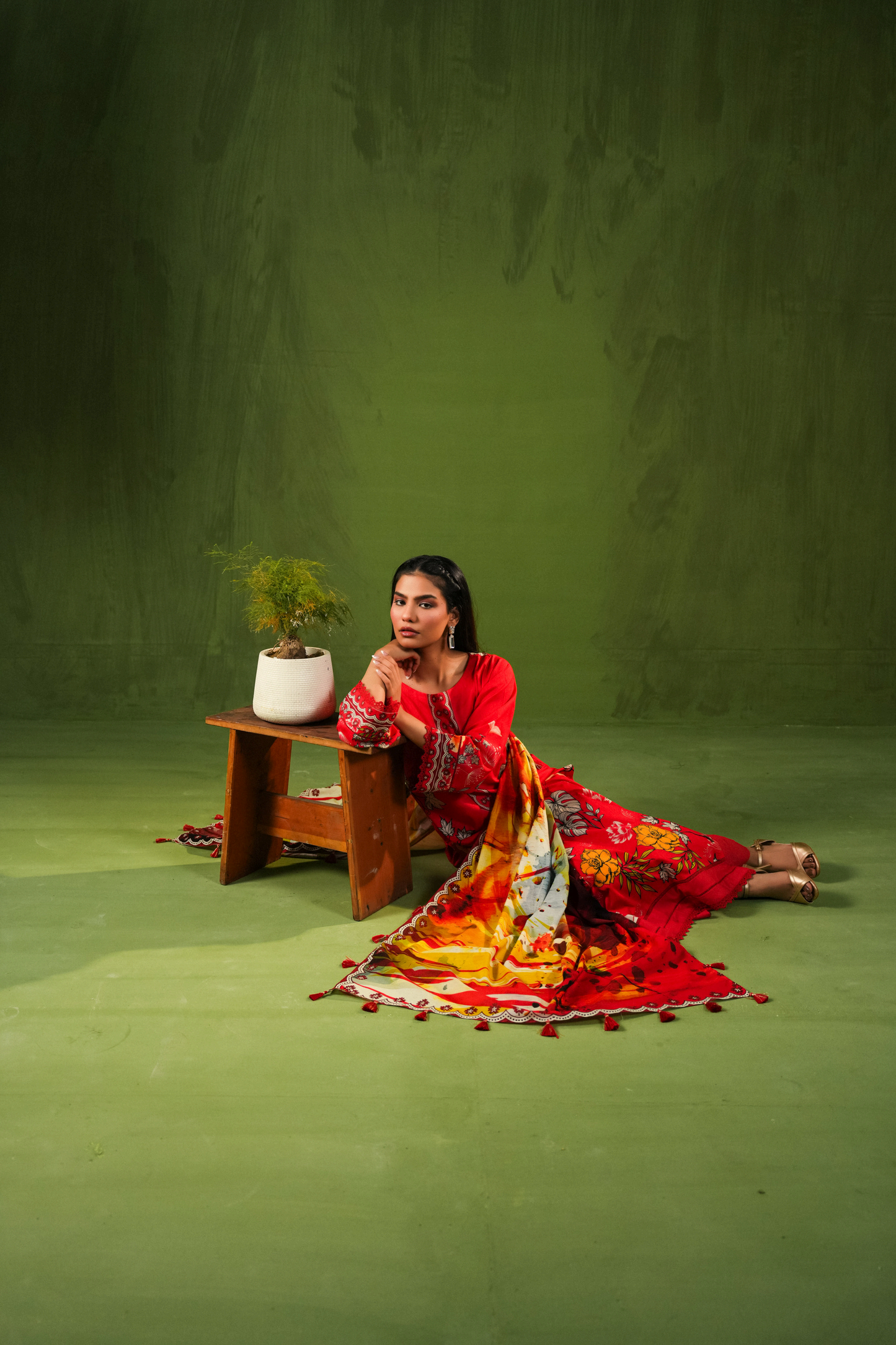 Aangan By Paltar Premium Printed Lawn 3PC