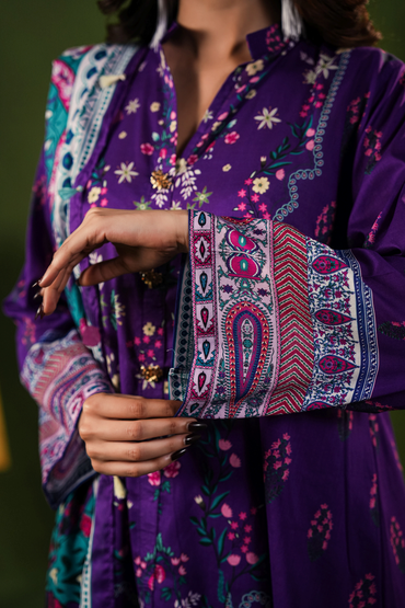 Aangan By Paltar Premium Printed Lawn 3PC