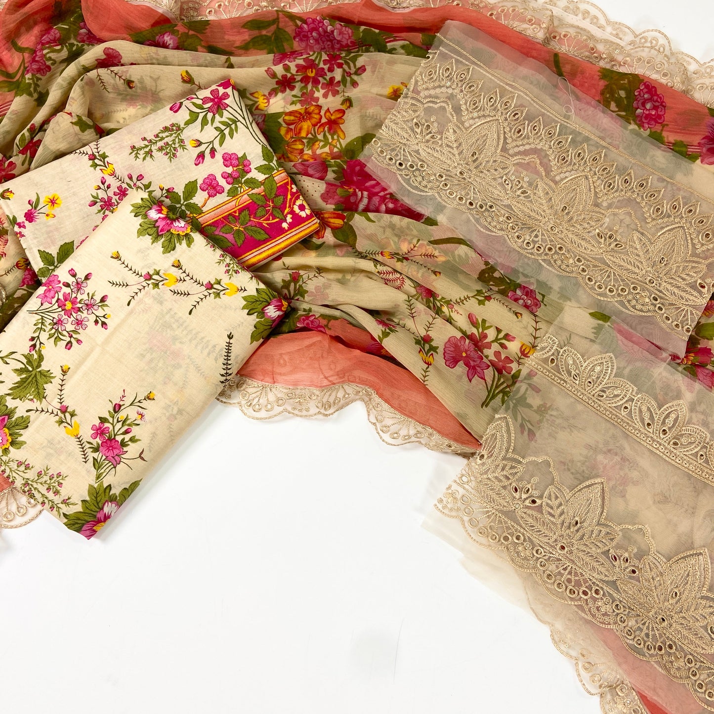 Maria B Emb Luxury Lawn 3PC