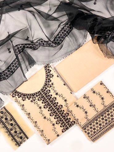 Cross Stitch Embroidered Lawn 3PC