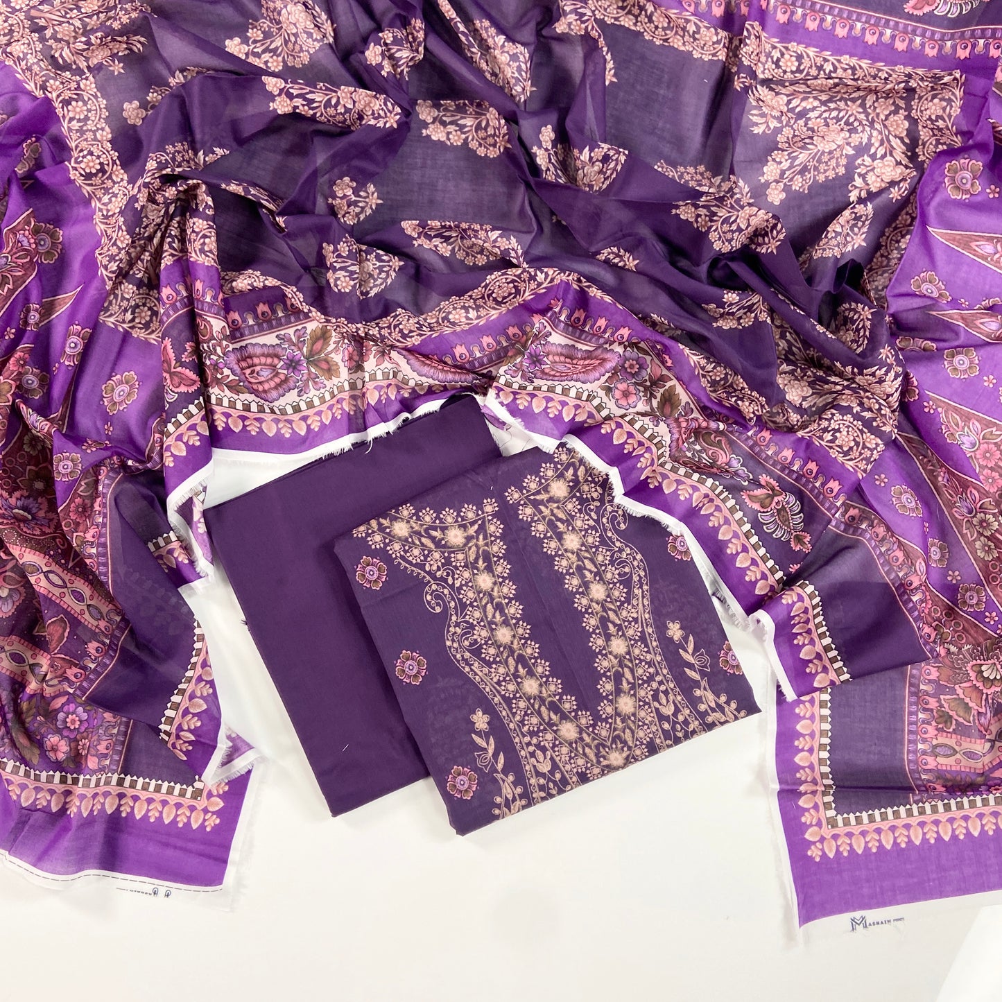 Mashaim Digital Printed Lawn 3PC