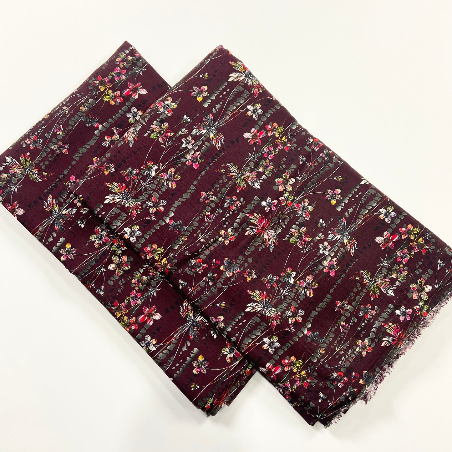 Anaya Noor Printed Bana Dora Slub Linen 2PC