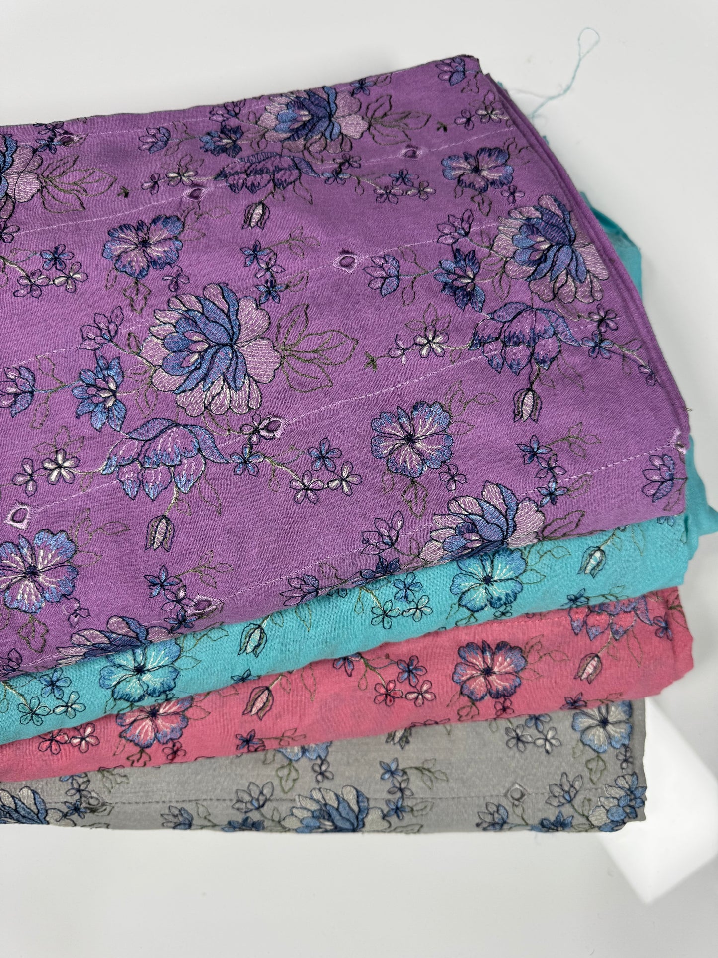 Pack of 4 – Bareeze Style Embroidered Karandi Fabric 2-PC