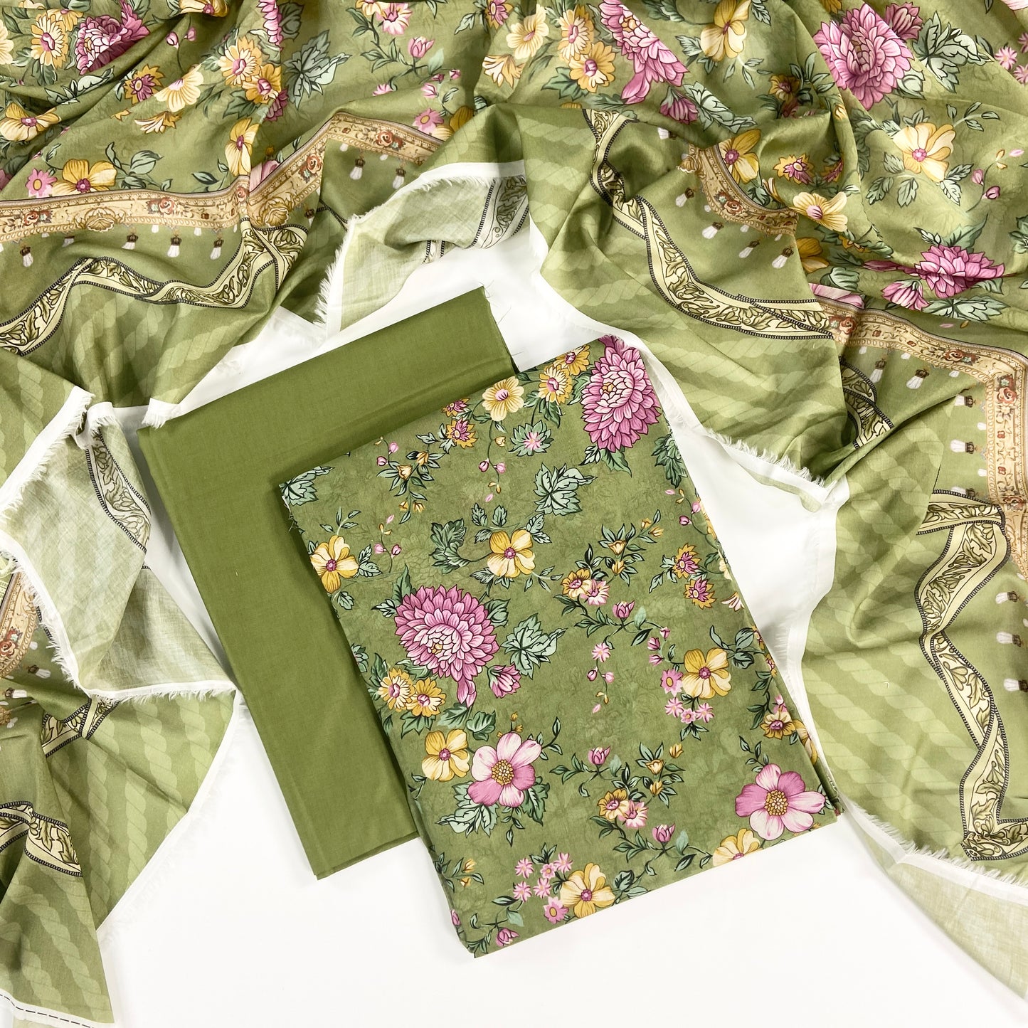 Mashaim Digital Printed Lawn 3PC
