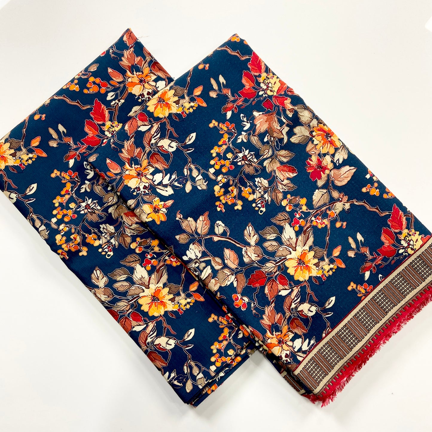 Anaya Noor Printed Bana Dora Slub Linen 2PC