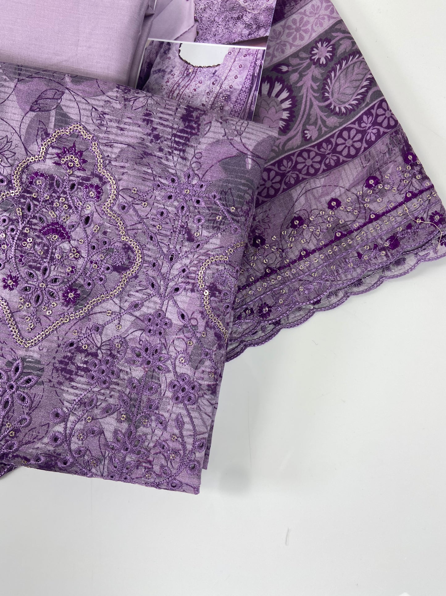 Almeerah Emb Lawn With Cutwork 3-PC