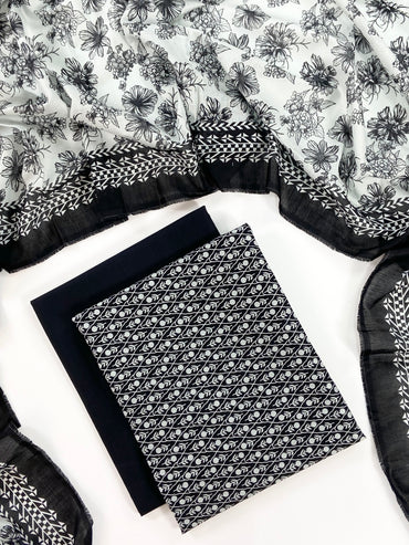 Regalia Black Series Digital Printed Lawn 3PC