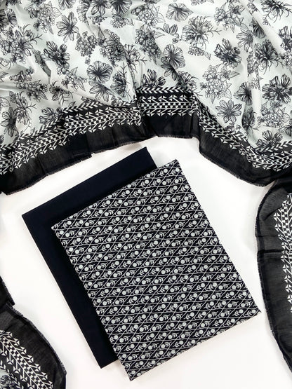 Regalia Black Series Digital Printed Lawn 3PC