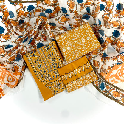 Sapphire Luxury Embroidered Lawn 3PC
