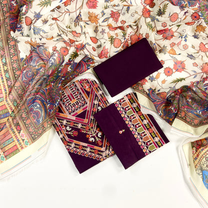 Fiaz Faisal Embroidered Lawn 3PC