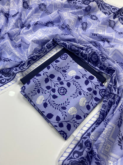 Popular Vol-02 Printed Lawn 3-PC