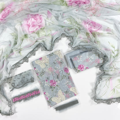 M.Prints By Maria B Digital Printed Lawn 3PC