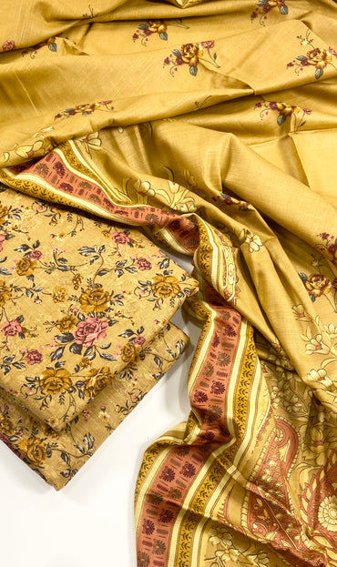 Kayseria All Over Digital Printed Khaddar 3PC