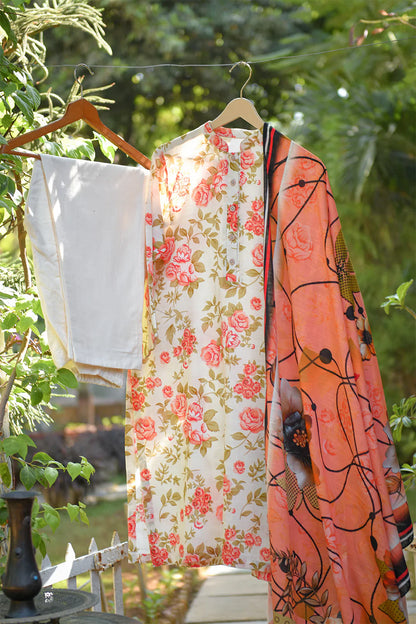Nuray By Murashe Slub Khaddar 3PC