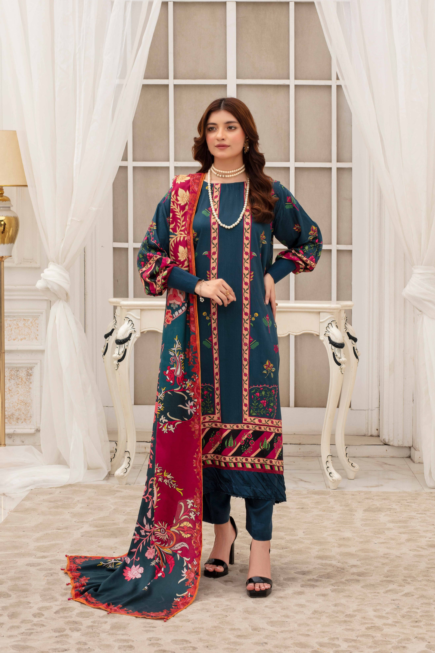 Fabiha By Feroza Digital Printed Linen 3PC