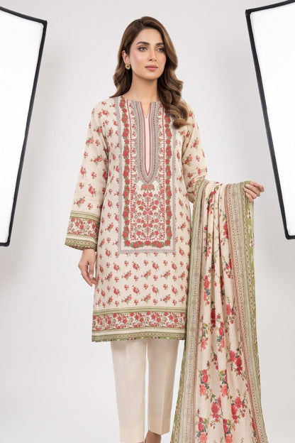 Anaya Digital Printed Cotry Khaddar 3PC
