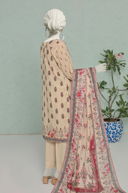 MTJ Premium Printed Lawn 3PC