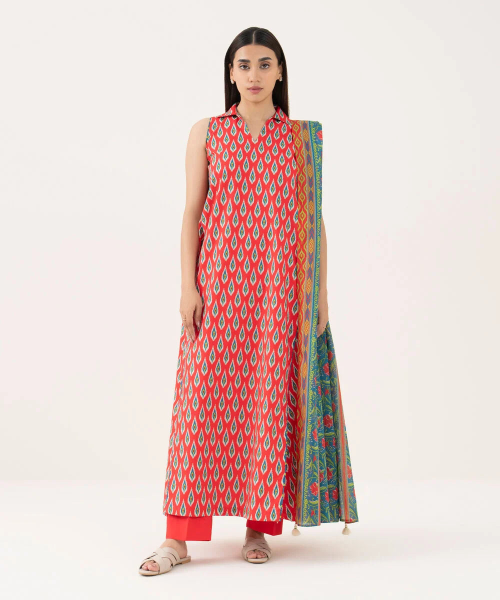 Sapphire Daily Digital Printed Lawn 3PC