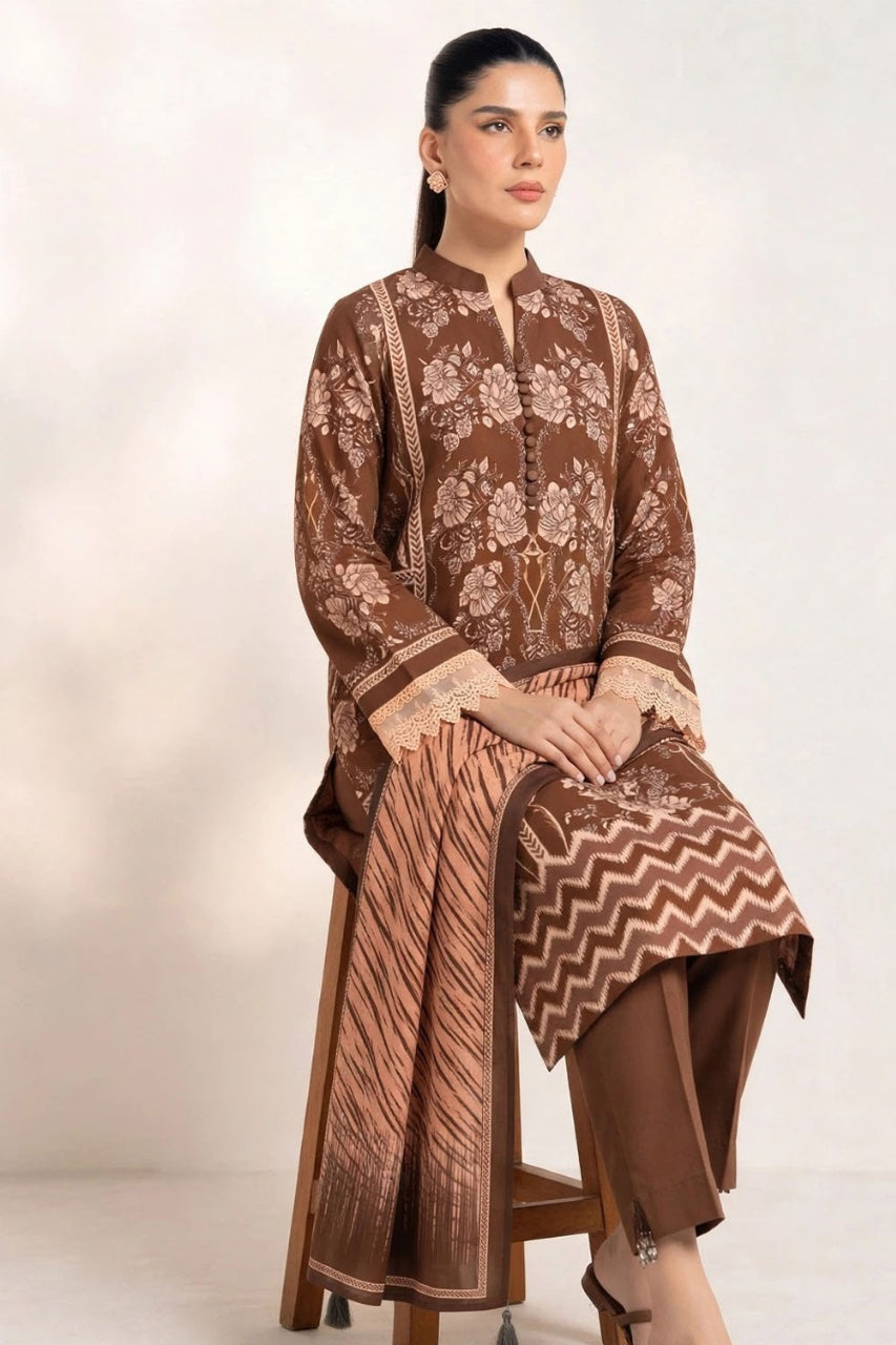 Alkaram Digital Printed Khaddar 3PC