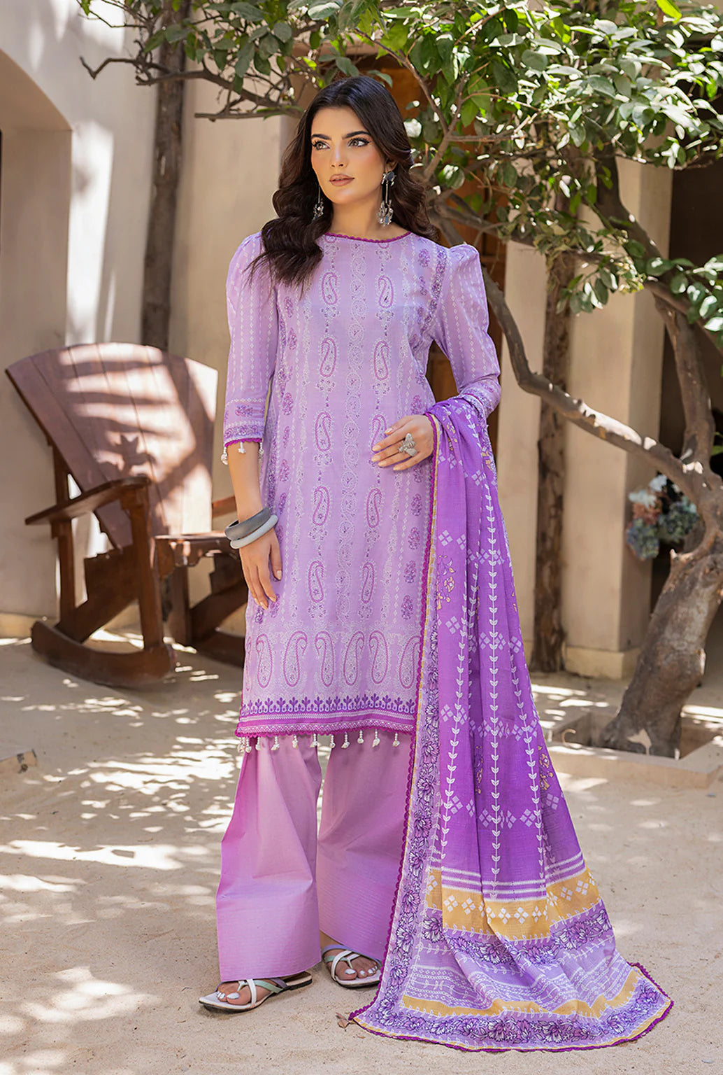 Naqsh Luxury Printed Lawn 3-PC