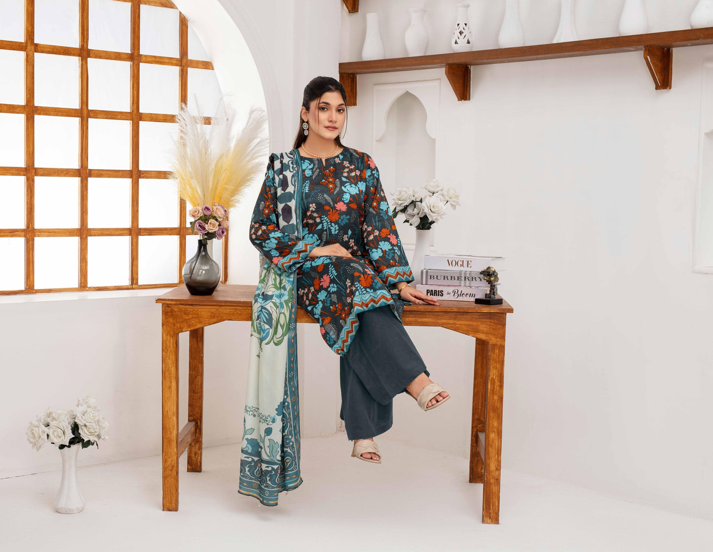 Mehar By Fiza Noor Printed Khaddar 3PC