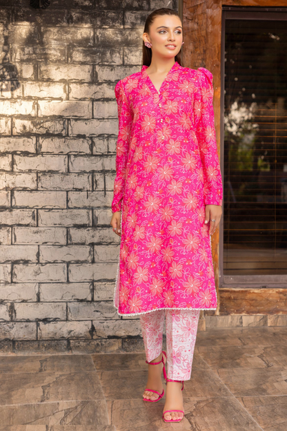 Raabi Digital Printed Khaddar 2PC