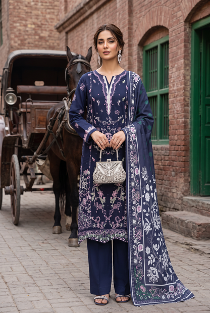 Sukhaina By Anaya Noor Fully Emb Slub Marian 3PC