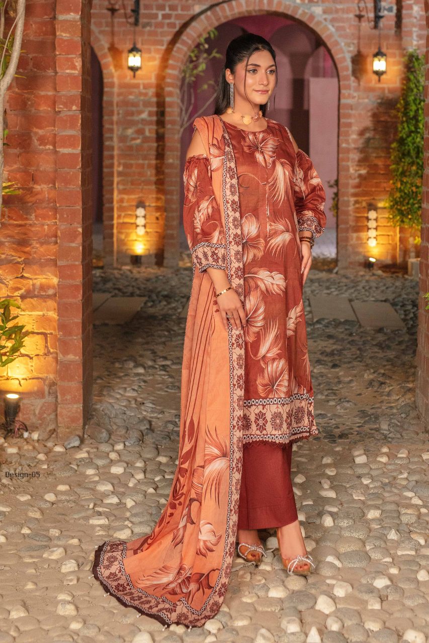 Fabiha By Feroza Printed Lawn 3-PC